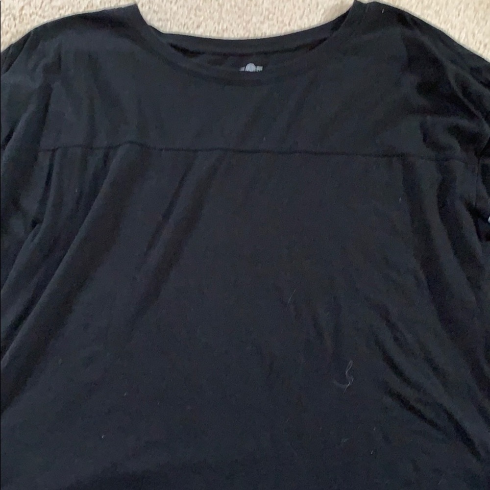 black shirt - cropped